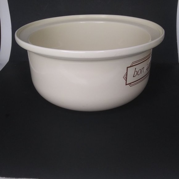 Hornsea England mixing bowl Bon Appetit cream colored - Picture 5 of 15